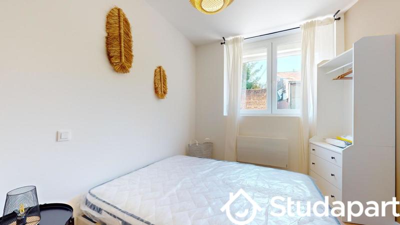 Chambre - 13 m² - 1 pièce