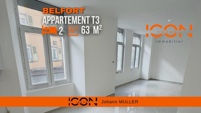 Appartement - 63 m² - 3 pièces