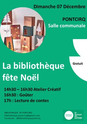 La bibliothèque fête Noël
