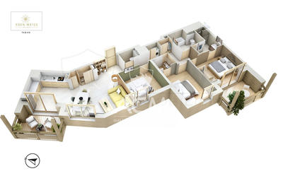 Appartement - 90 m² - 4 pièces