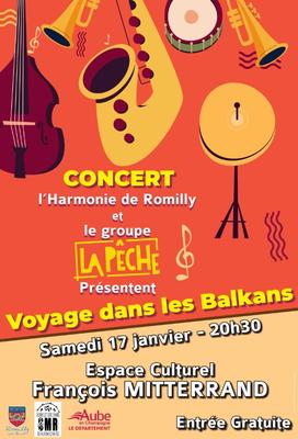 Concert à Romilly-sur-Seine - Voyage dans les Balkans