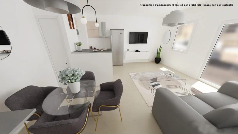 Appartement - 53 m² - 3 pièces