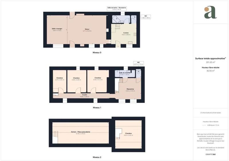Demeure - 162 m² - 7 pièces