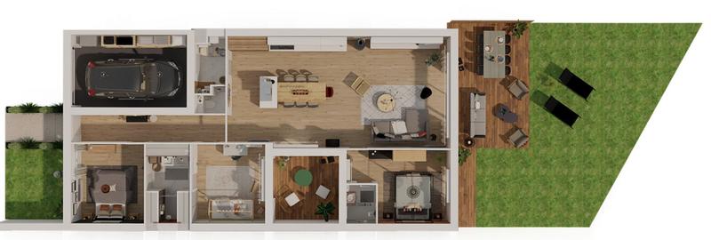 Maison - 130 m² - 4 pièces