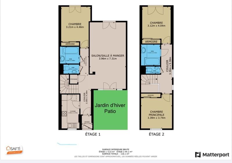 Villa - 96 m² - 4 pièces