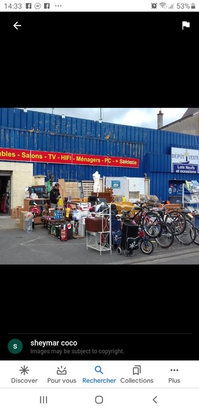 Dépôt  d d'occasion  de tergnier