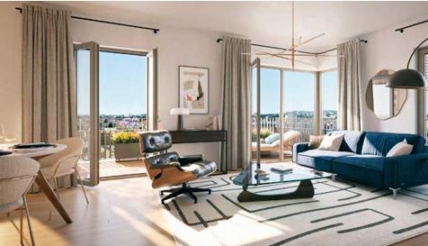 Appartement - 56 m² - 2 pièces