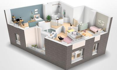 Appartement - 92 m² - 5 pièces