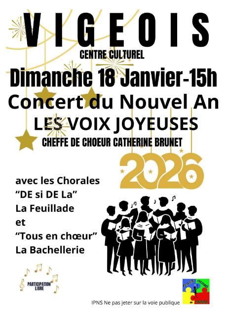 Concert du Nouvel An - les Voix Joyeuses