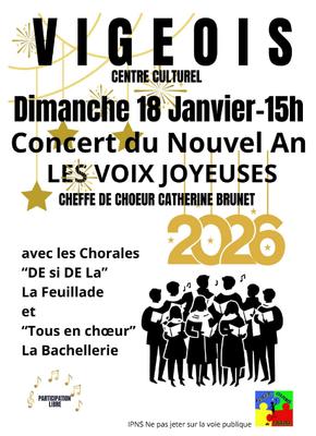 Concert du Nouvel An - les Voix Joyeuses