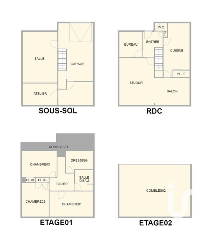Maison - 104 m² - 5 pièces