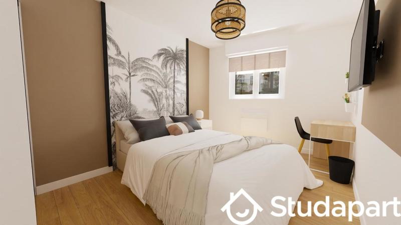 Chambre - 12 m² - 1 pièce