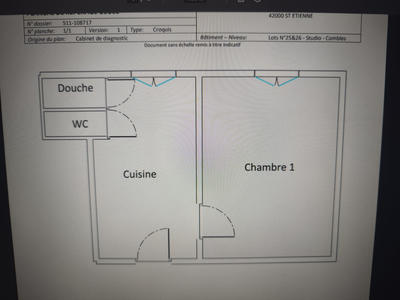 Appartement - 24 m² - 2 pièces