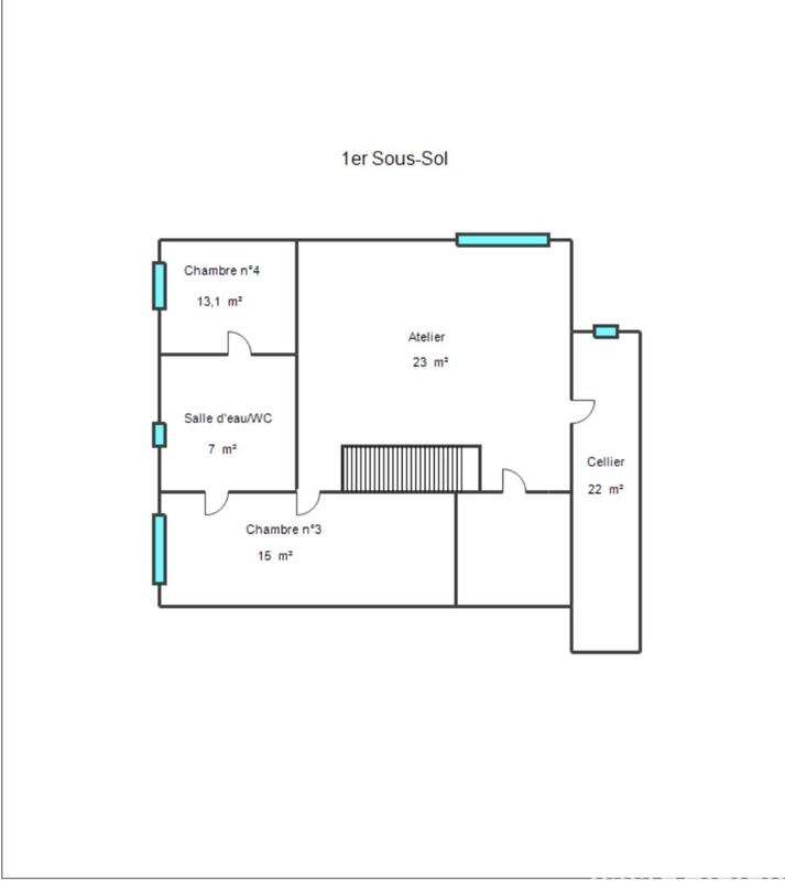 Maison - 220 m² - 6 pièces