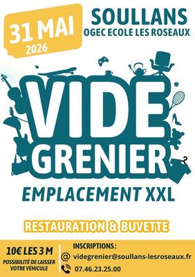 Vide grenier de l'ecole les roseaux de soullans