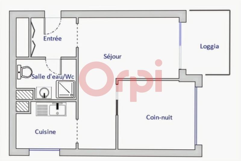 Appartement - 34 m² - 2 pièces