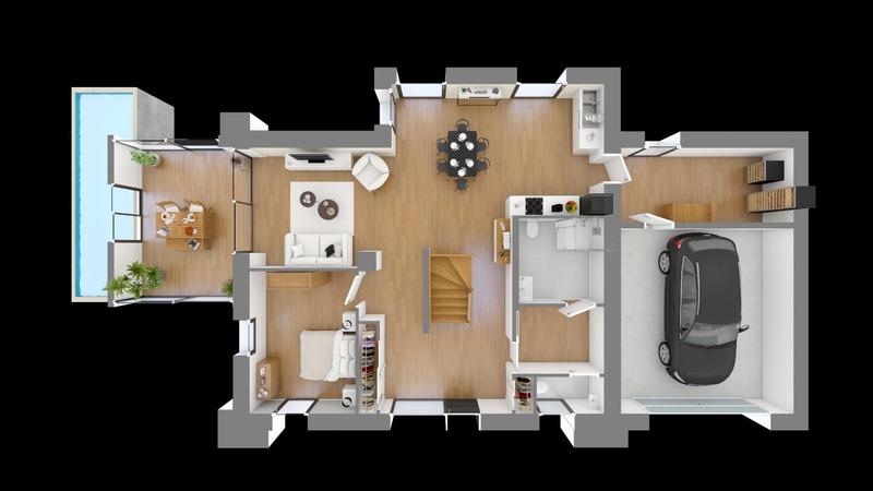 Maison d'architecte - 170 m² - 7 pièces