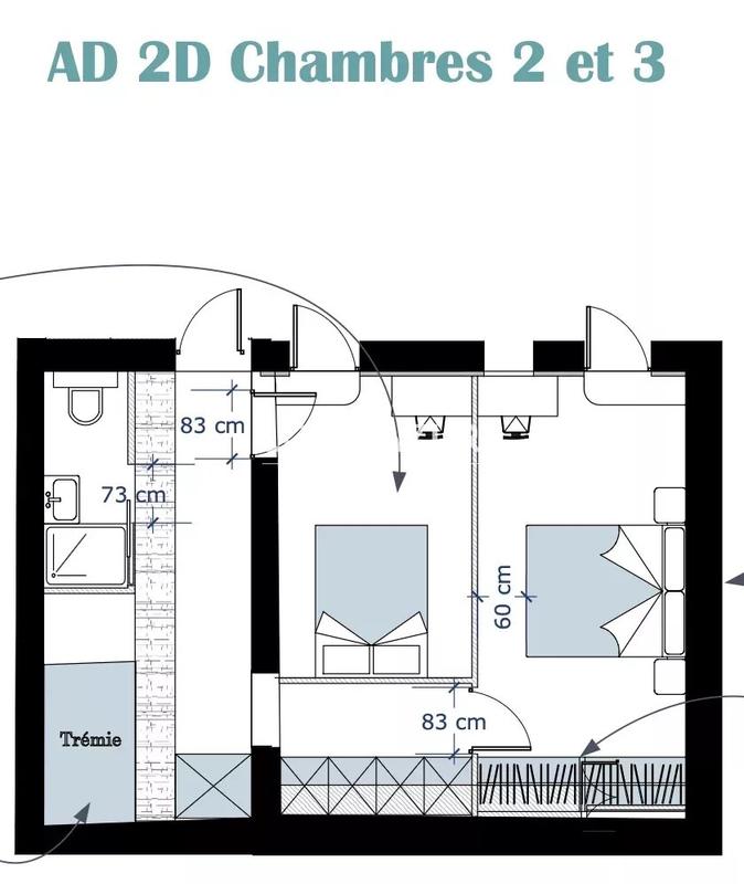 Appartement - 106 m² - 5 pièces