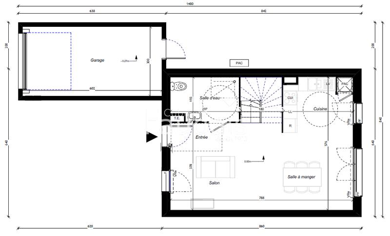 Maison - 76 m² - 4 pièces