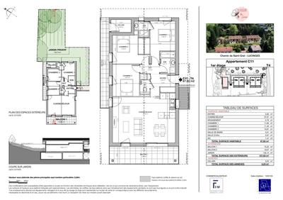 Appartement - 88 m² - 4 pièces