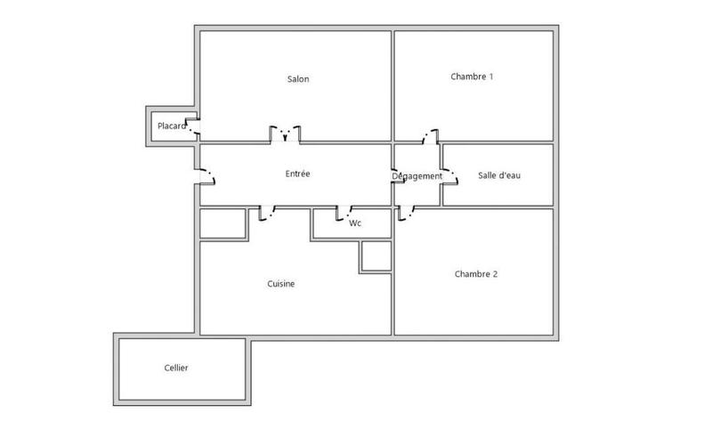 Appartement - 63 m² - 3 pièces