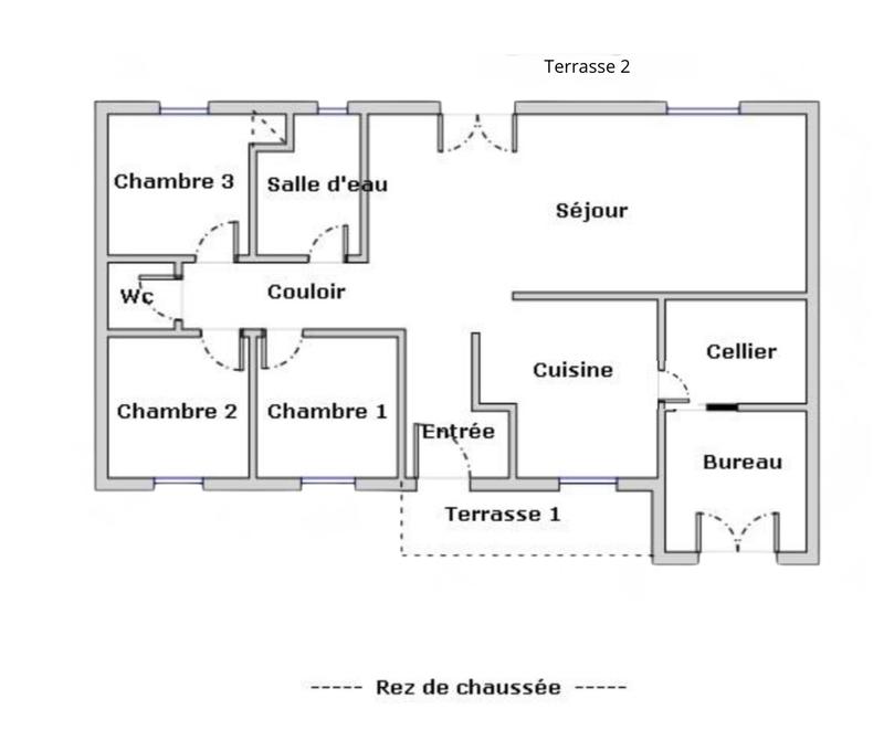 Maison - 103 m² - 4 pièces