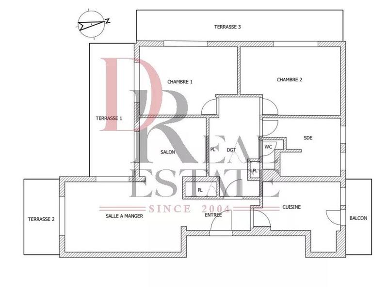 Appartement - 93 m² - 4 pièces