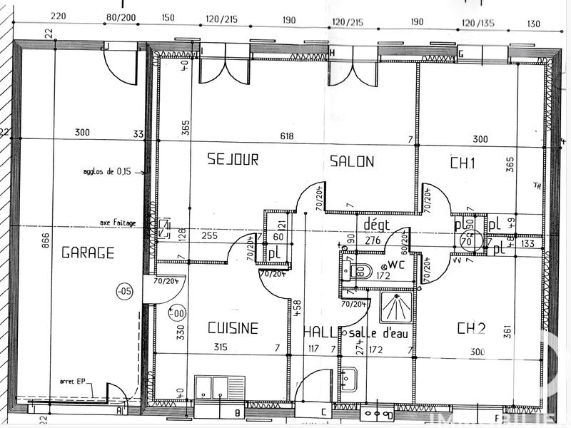 Maison - 75 m² - 3 pièces
