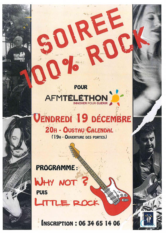 Soirée 100% Rock du Téléthon