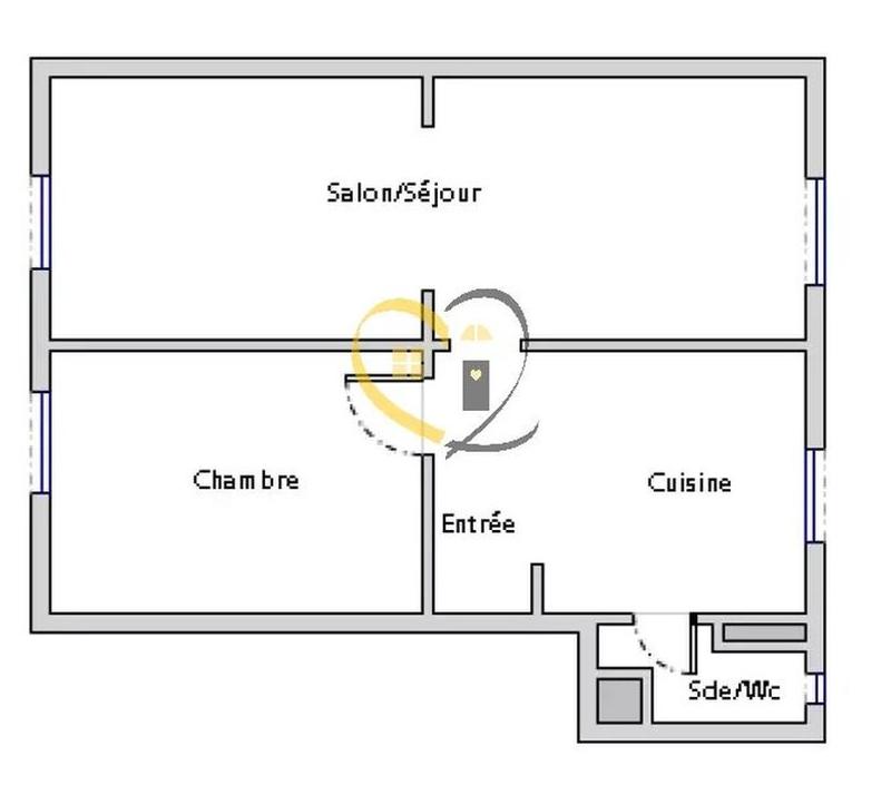 Appartement - 40 m² - 3 pièces