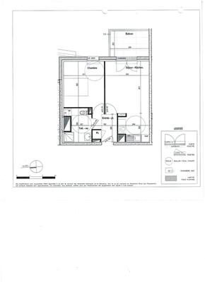 Appartement - 40 m² - 2 pièces
