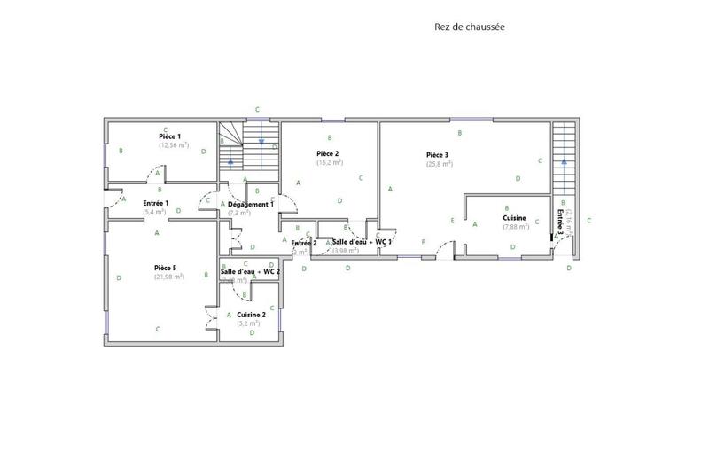 Maison ancienne - 232 m² - 10 pièces