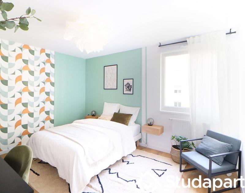 Chambre - 10 m² - 1 pièce