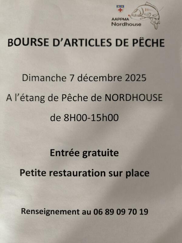 Brocante de pêche