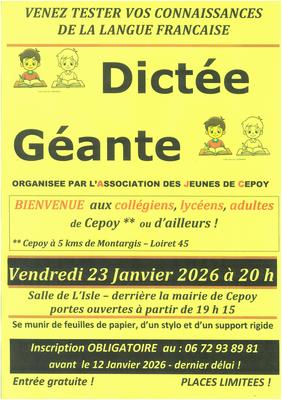 Dictée géante