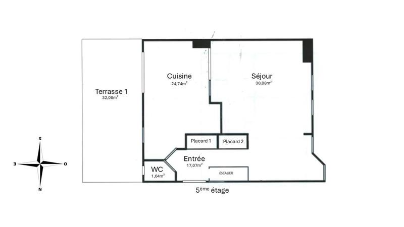 Duplex - 126 m² - 5 pièces