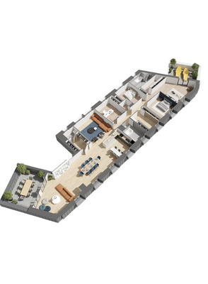 Appartement - 226 m² - 8 pièces