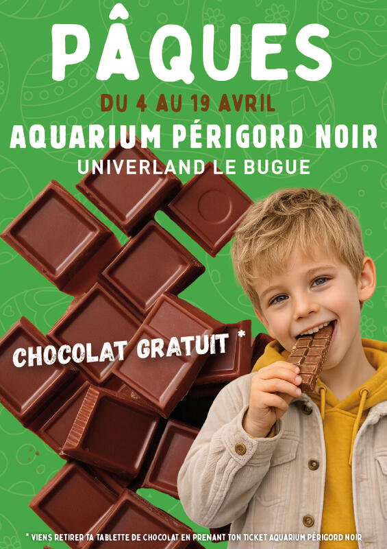L' Aquarium du Périgord Noir fête Pâques !