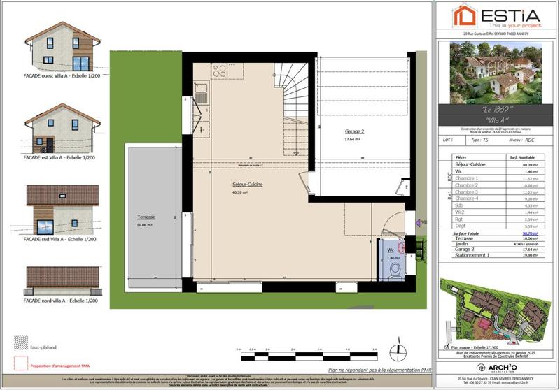 Maison - 98 m² - 5 pièces