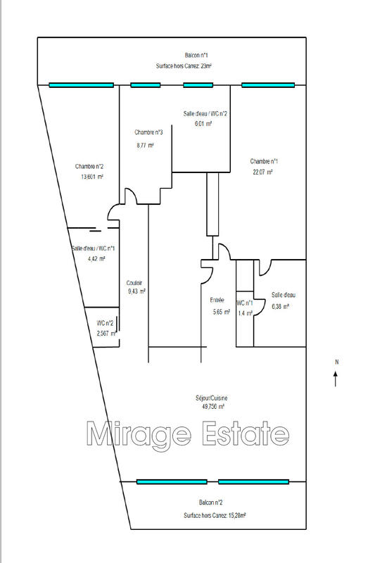 Appartement - 131 m² - 4 pièces