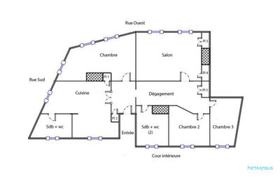Appartement - 125 m² - 5 pièces