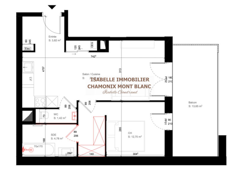 Appartement - 45 m² - 3 pièces