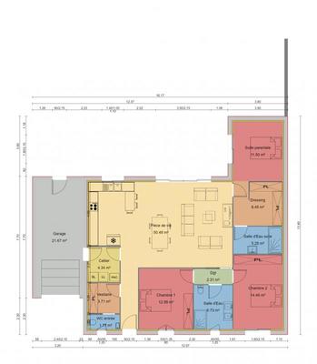 Maison - 122 m² - 4 pièces