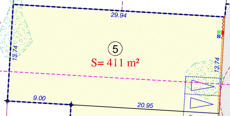 Terrain - 411 m²