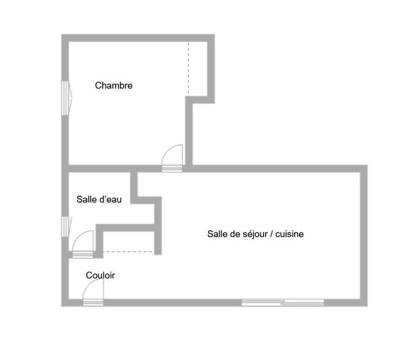 Appartement - 39 m² - 2 pièces