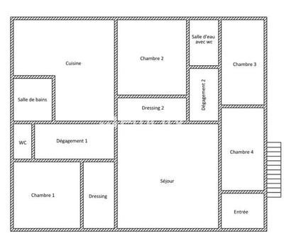 Appartement - 143 m² - 5 pièces
