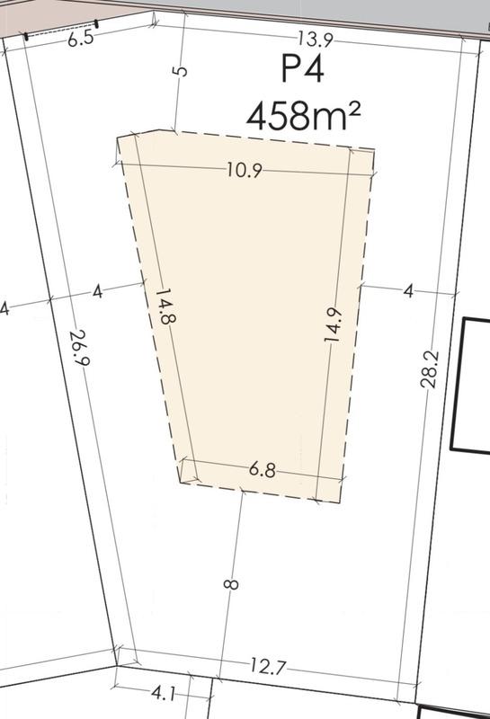 Terrain constructible - 458 m²