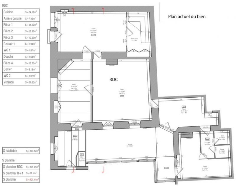 Maison - 285 m² - 13 pièces