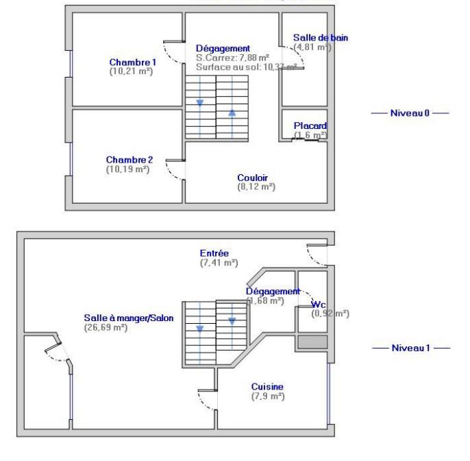 Appartement - 87 m² - 3 pièces