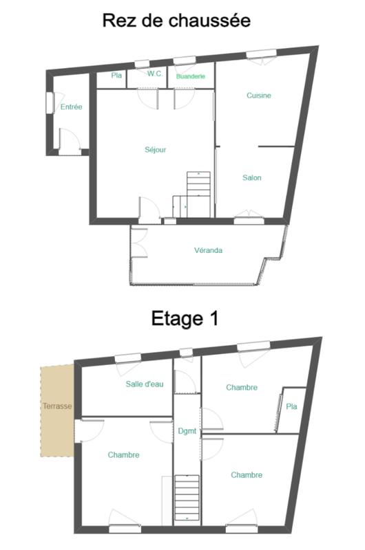 Maison - 103 m² - 5 pièces